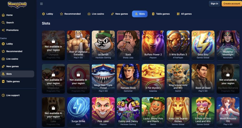 Winner Island Casino